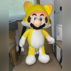 Mario Cat Yellow Super Mario Plush